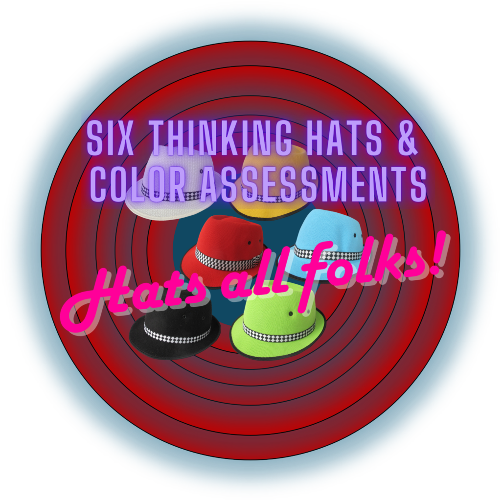 Edward De Bono Six Thinking Hats and The Personality Color Assessment: 5 Practical Applications for Improved Problem-solving